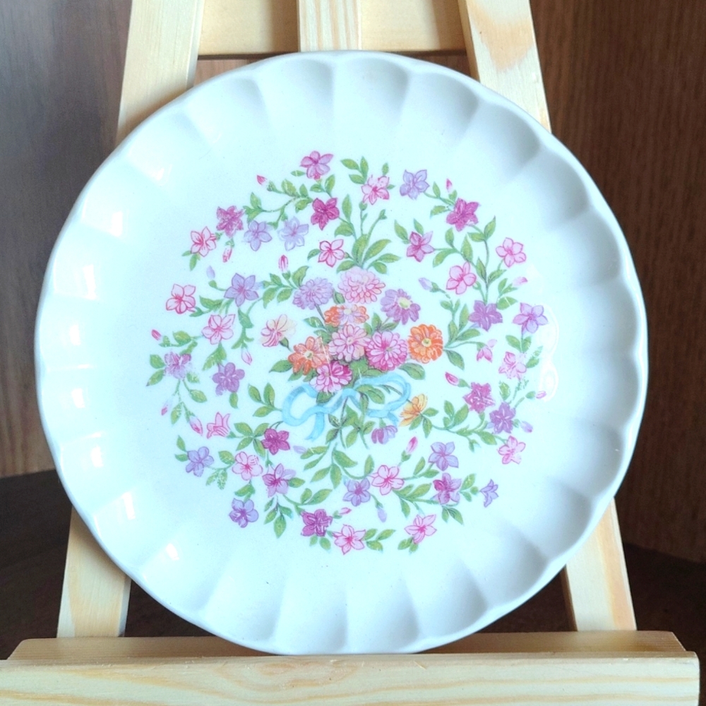 Floral Bread And Butter Plate WS George